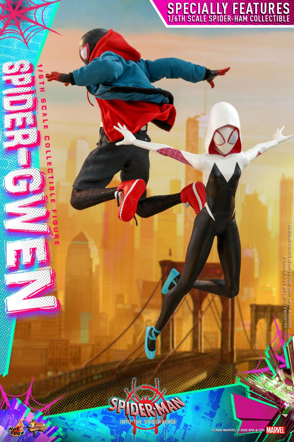 Hot Toys Spider Gwen Da Spider Man Into The Spider Verse Itakon It