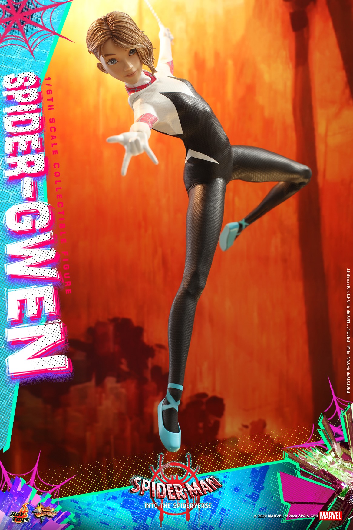 Hot Toys Spider Gwen Da Spider Man Into The Spider Verse Itakon It
