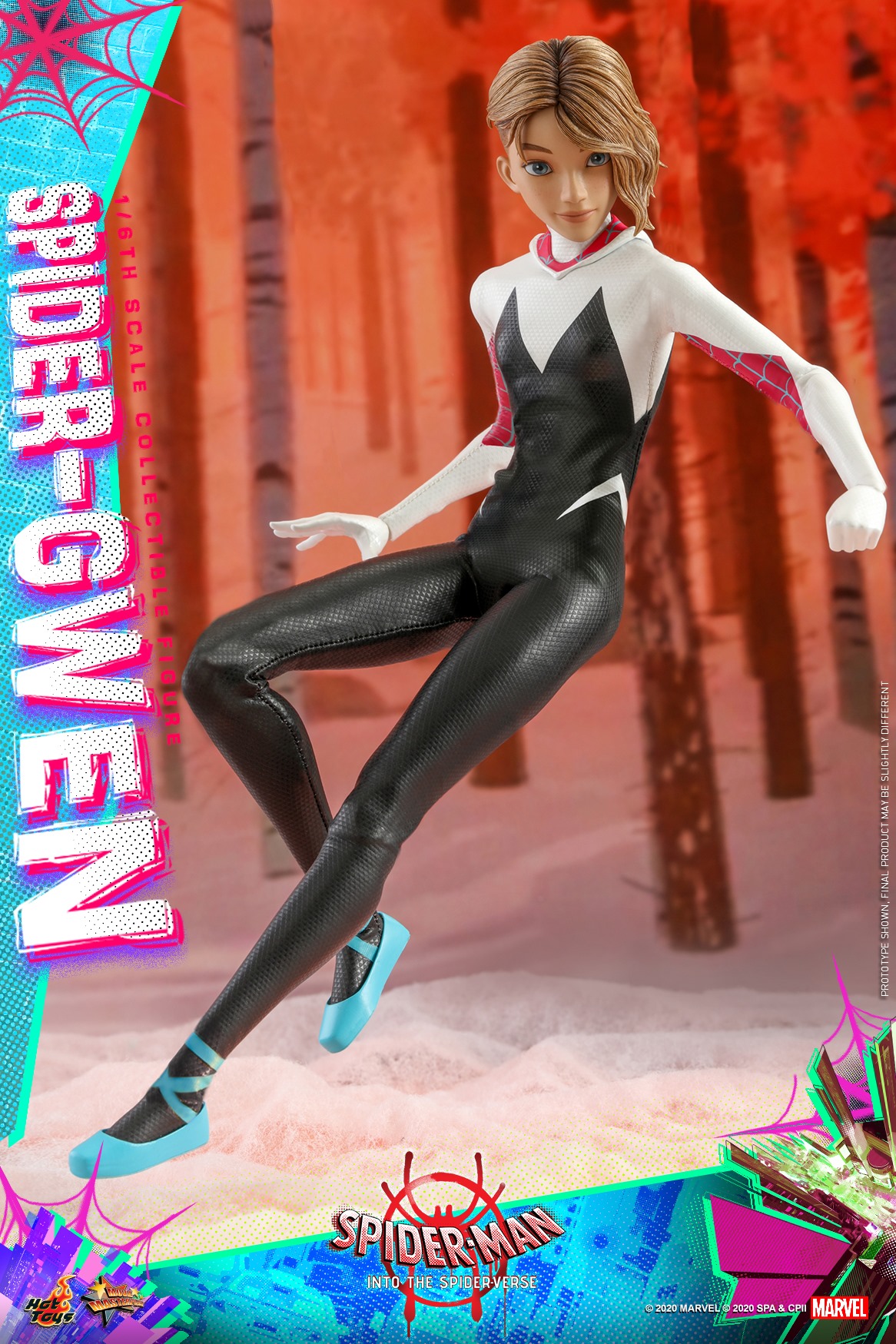 Hot Toys Spider Gwen Da Spider Man Into The Spider Verse Itakon It