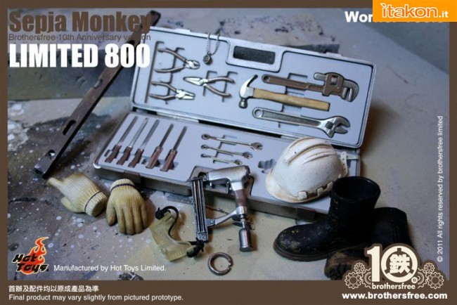 Hot Toys: Sepia Monkey (Brothersfree 10th Version)