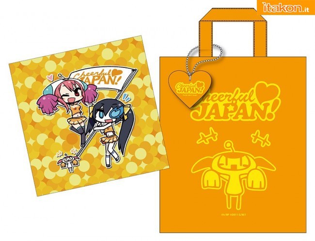 Puchitto Rock Shooter Cushion & Eco-bag Set cheerful japan