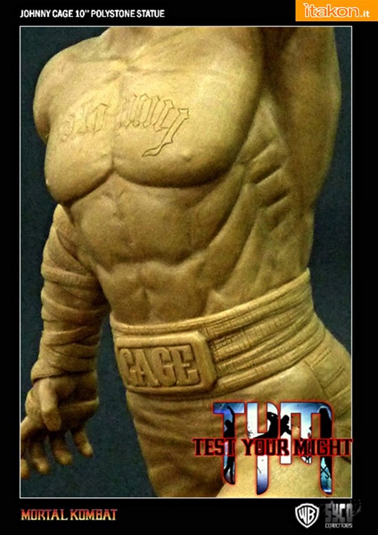 Syco collectibles: Johnny Cage 10" polystone statue - Anteprima