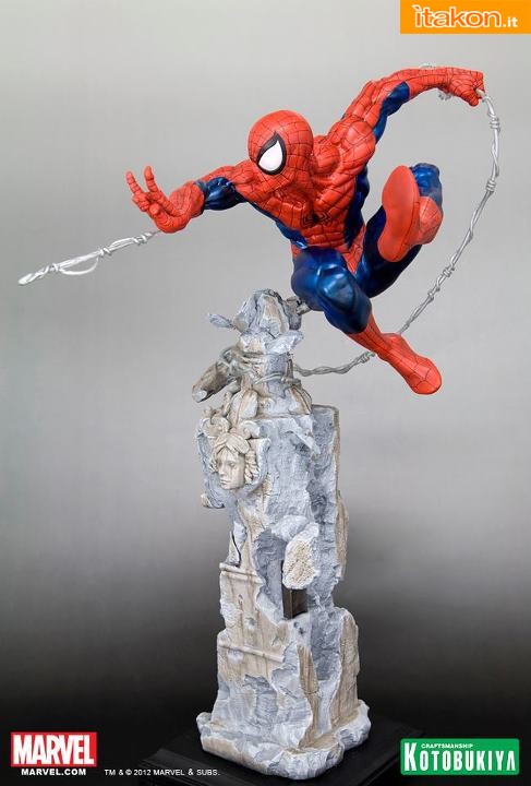 Kotobukiya: The Amazing Spider-Man: Spider Man Unleashed Fine Art Statue 1/6