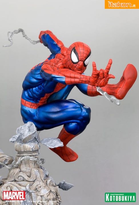 Kotobukiya: The Amazing Spider-Man: Spider Man Unleashed Fine Art Statue 1/6