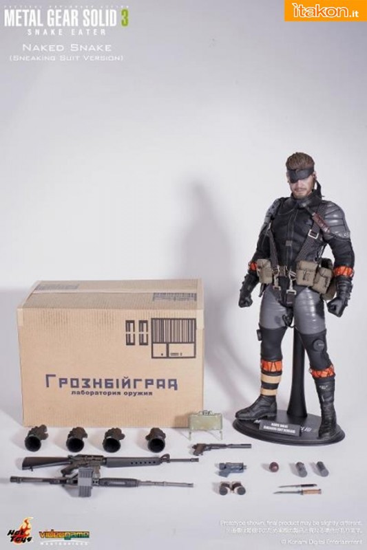 Hot Toys: Metal Gear Solid 3 Snake Eater - Naked Snake (Sneaking Suit Version) - Immagini Ufficiali