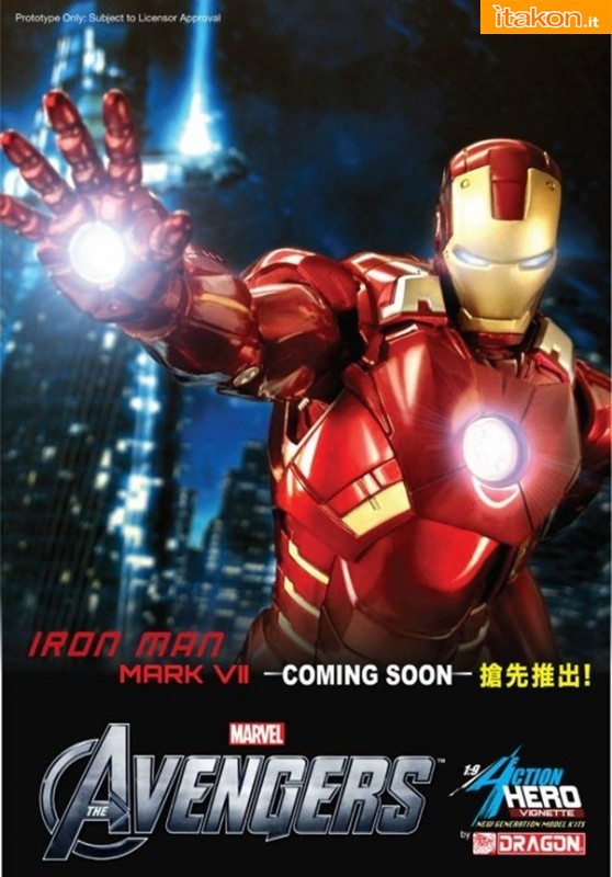 Dragon: The Avengers - Iron Man Mark VII 1/9 Statue - Anteprima