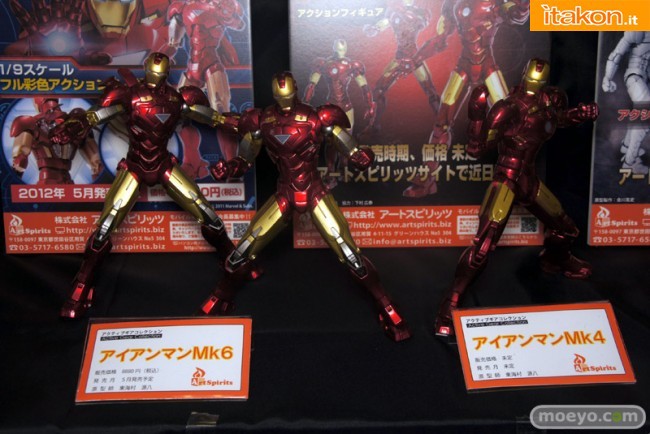 Miyazawa Models Spring Exhibition 2012: Art Spirits: Active Gear Collection Iron Man Mark VI