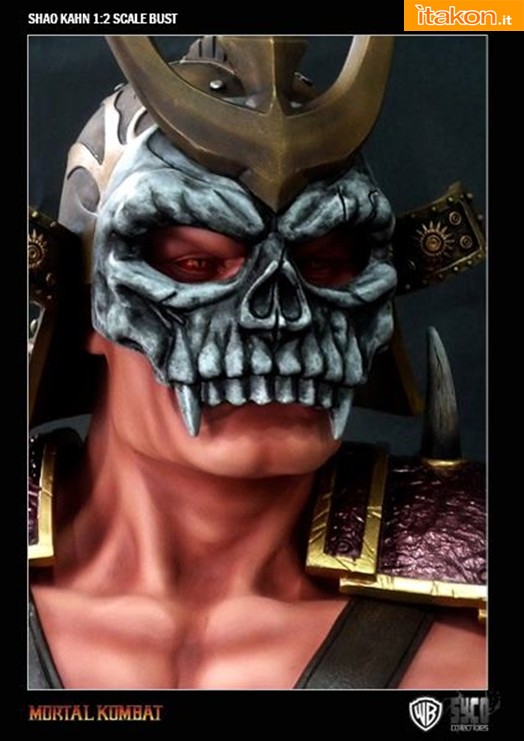 Syco Collectibles: Mortal Kombat: Shao Kahn 1:2 Scale Bust - Immagini Ufficiali
