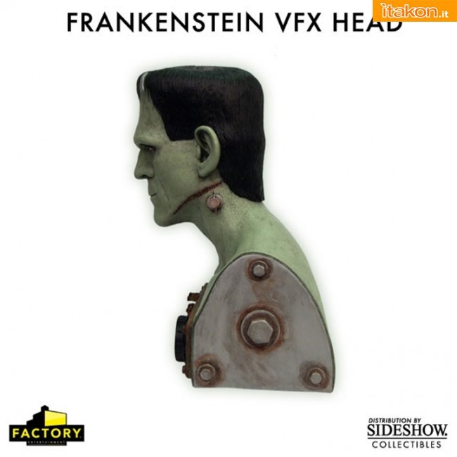 Factory Entertainment: Frankenstein VFX Head Prop Replica - In Preordine