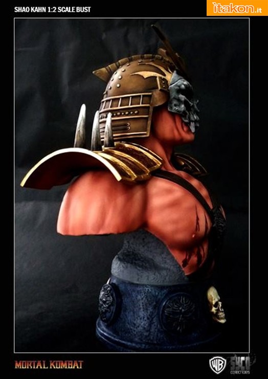 Syco Collectibles: Mortal Kombat: Shao Kahn 1:2 Scale Bust - Immagini Ufficiali