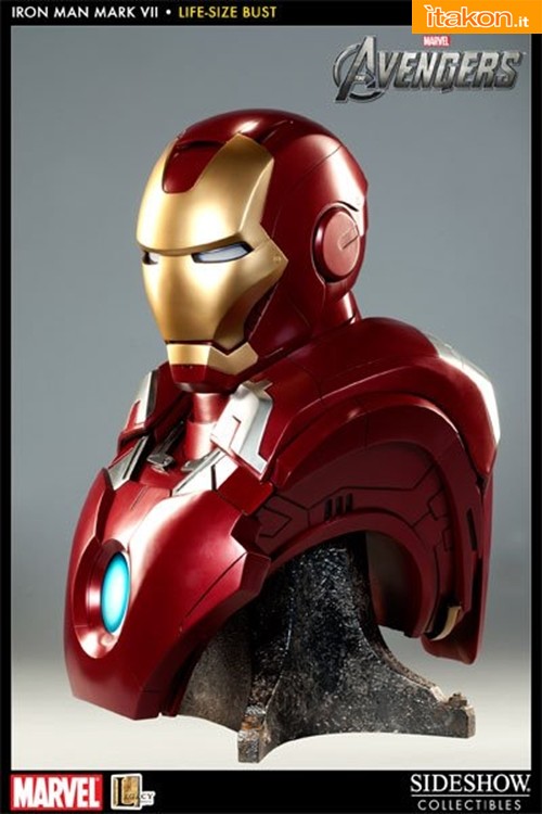 Sideshow: Iron Man Mark VII Life-Size Bust - Immagini Ufficiali