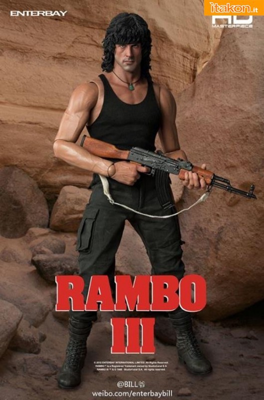 Enterbay: HD MASTERPIECE - Rambo III 1/4 - Imagini Ufficiali