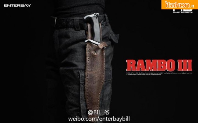 Enterbay: HD MASTERPIECE - Rambo III 1/4 - Le prime immagini ufficiali