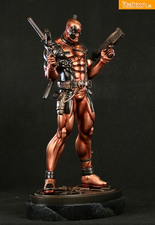 Bowen Designs: Faux Bronze Deadpool statue WEBSITE EXCLUSIVE