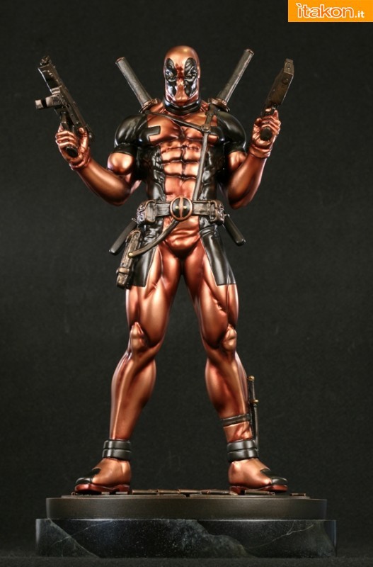 Bowen Designs: Faux Bronze Deadpool statue WEBSITE EXCLUSIVE
