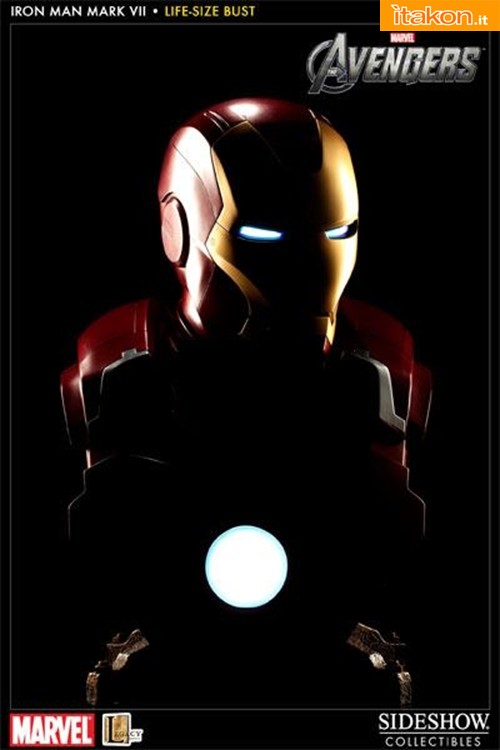 Sideshow: Iron Man Mark VII Life-Size Bust - Immagini Ufficiali