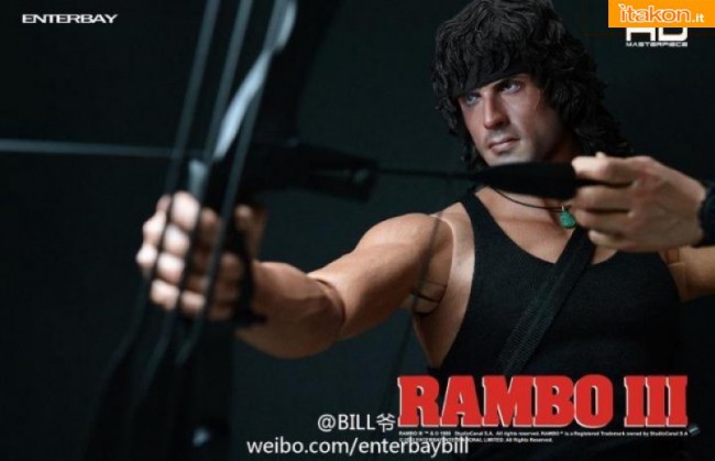 Enterbay: HD MASTERPIECE - Rambo III 1/4 - Imagini Ufficiali