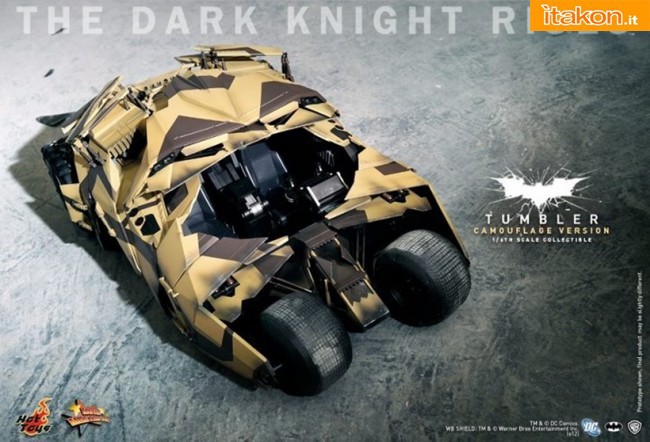 Hot Toys: The Dark Knight Rises: Tumbler (Camouflage Version) - Immagini Ufficiali