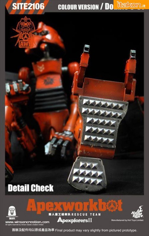 Winson Classic Creation/Hot Toys: Apexworkbot 1/6 Action Figures
