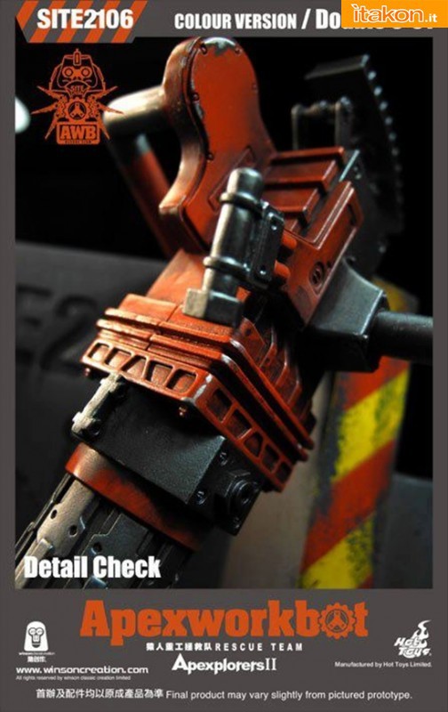 Winson Classic Creation/Hot Toys: Apexworkbot 1/6 Action Figures