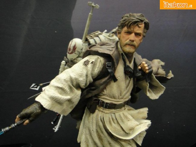 Sideshow: SW: Obi-Wan Kenobi "as Tatoinne Desert Nomad" Polystone Statue - Immagini Ufficiali