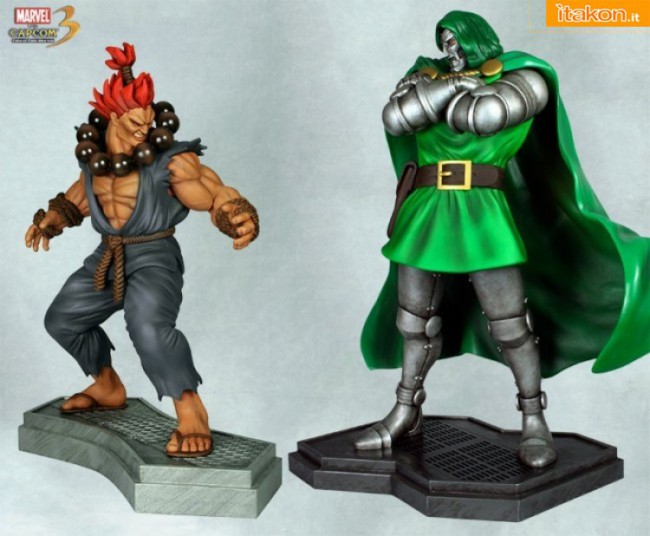 Hollywood Collectibles: Marvel vs Capcom 3: Dr. Doom vs Akuma 1/4 statue