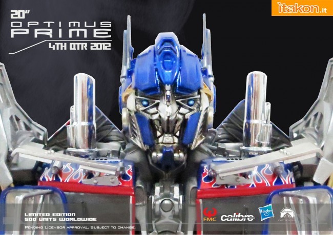 Calibre: Foto Ufficiali e nuove info sulle statue di Optimus Prime e BumbleBee
