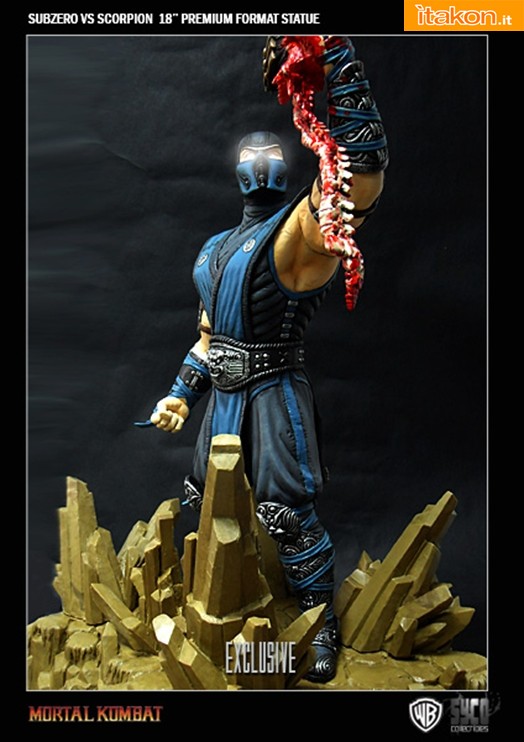 Sub Zero Vs Scorpion 18'' Premium Format Statue da Syco Collectibles in Preordine