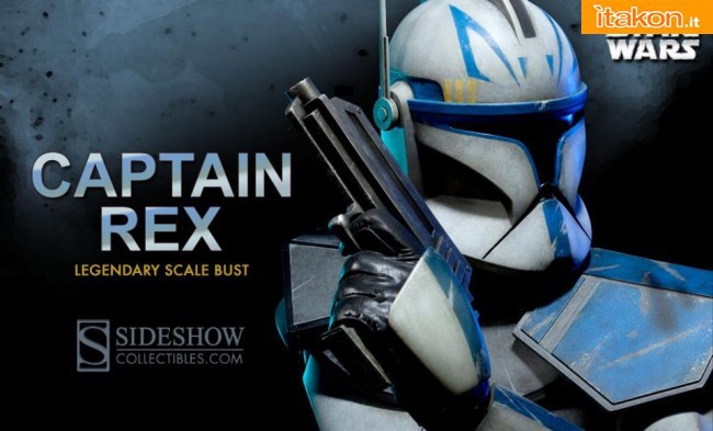 Sideshow: Captain Rex Legendary Scale Bust - Immagini Ufficiali e Info Preordini