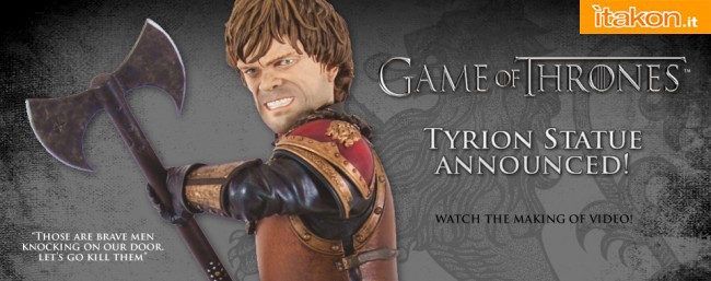 Tyrion Lannister Statue da Dark Horse/Gentle Giant in Preordine