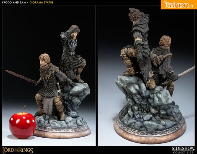 LOTR: Frodo and Samwise Polystone Statue da Sideshow - Immagini Ufficiali e Info Preordini