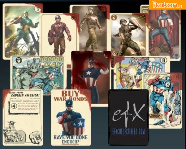EFX Collectibles: Agent Coulson'S Vintage Captain America Trading Cards