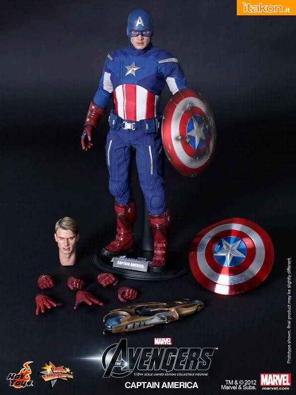 MMS174: The Avengers - Captain America 1/6