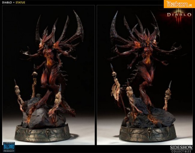 Diablo III : Diablo Polystone Statue da Sideshow - Immagini Ufficiali