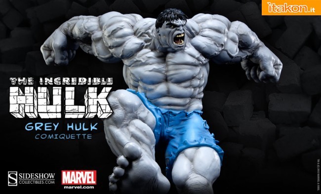 Sideshow: Grey Hulk variant Comiquette - Immagini Ufficiali e Info Preordini