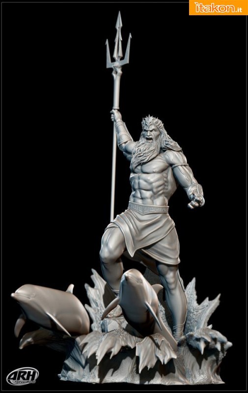 Arh Studios: Poseidon statue