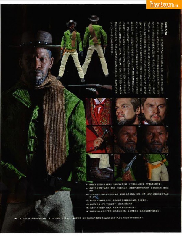 Enterbay: Cancellate le action dolls 1/6 di Django Unchained