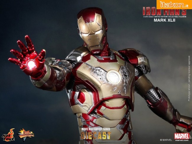 Hot Toys Iron Man 3: Mark XLII MMS Diecast - MMS197D02 - Foto ufficiali