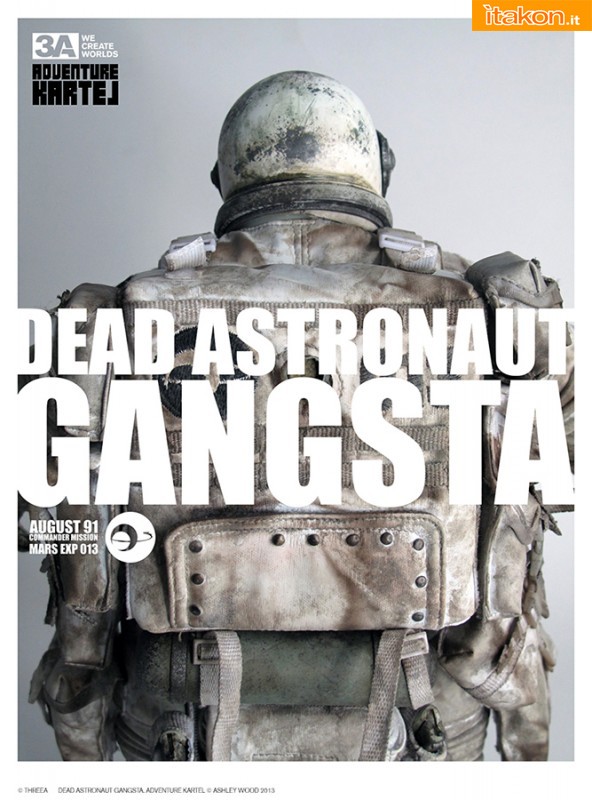 ThreeA Toys: THE ADVENTURE HEADS TO THE STARS - AK Dead Gangsta Astronaut 1/6