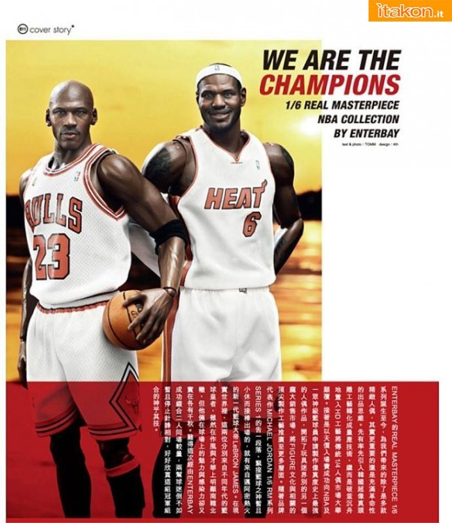 NBA Series: LeBron James Real Masterpiece 1/6 di Enterbay - Anteprima
