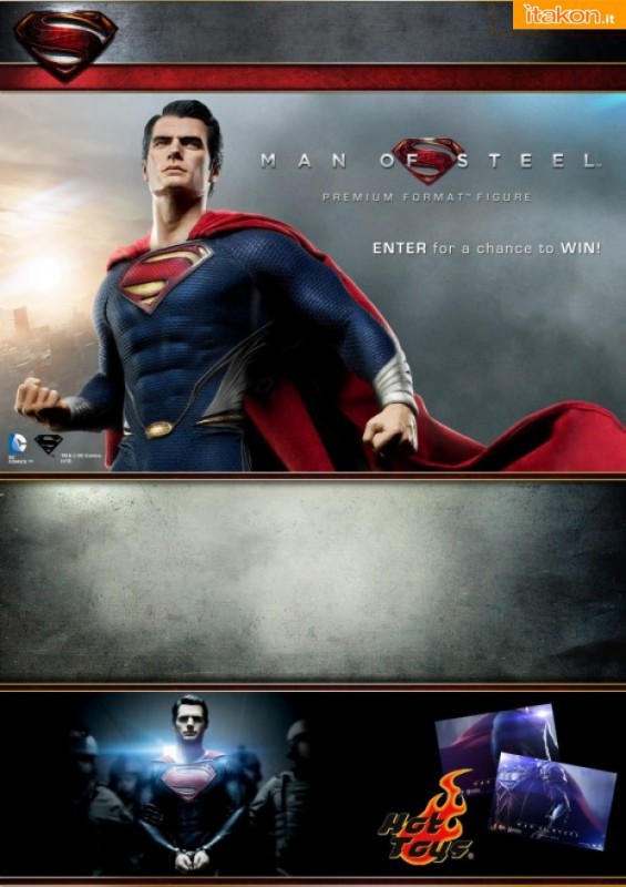 Superman Man of Steel Premium Format Figure di Sideshow - Anteprima