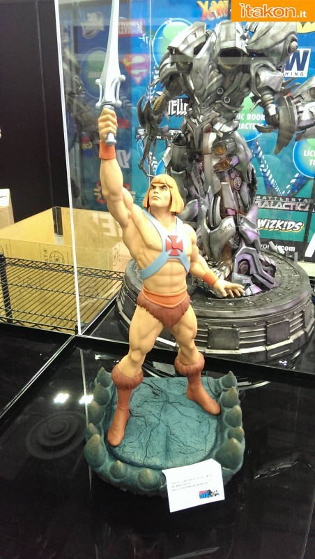 STGCC 2013: Prime foto della statua di He-Man 1/4 di Pop Culture Shock