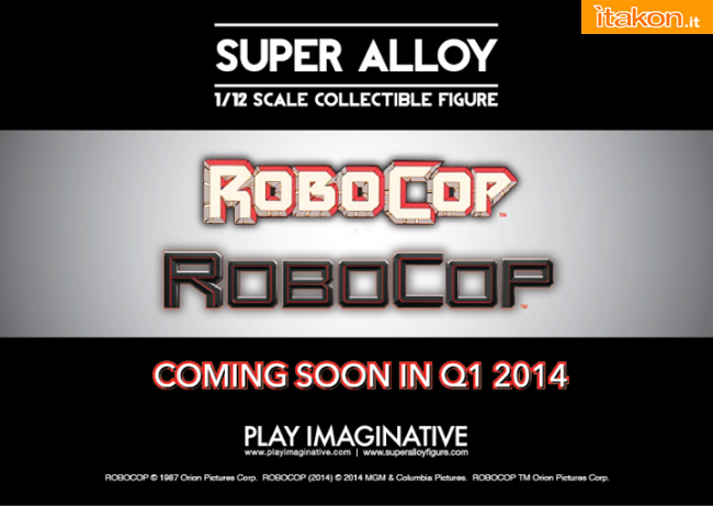 Super Alloy: Robocop 1/12 Collectible Figure di Play Imaginative - Annuncio Ufficiale