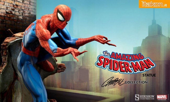 The Amazing Spider-Man Comiquette Scott Campbell di Sideshow - Anteprima