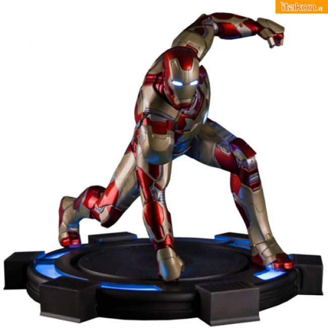Iron Man 3: Mark XLII 1/4 statue di Iron Studos - Review Video
