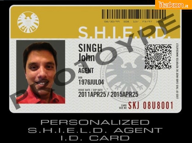 Coulson S.H.I.E.L.D. Agent Badge & I.D. Card exclusive