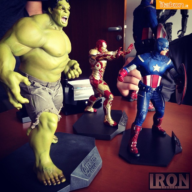The Avengers: Captain America 1/10 statue di Iron Stusios - Prodotto ultimato