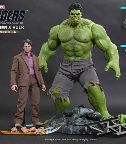 Hot Toys: Bruce Banner e Hulk Figures Set 03