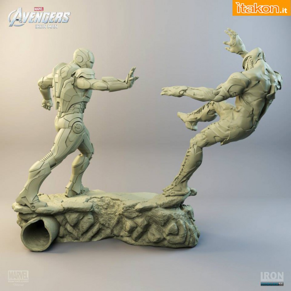 Iron Studios: Diorama The Avengers Battle Scene 1/6 02