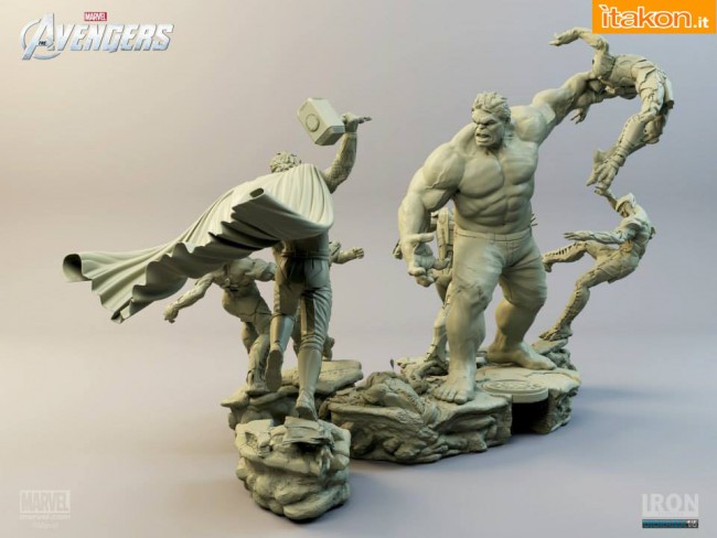 Iron Studios: Diorama The Avengers Battle Scene 1/6 03
